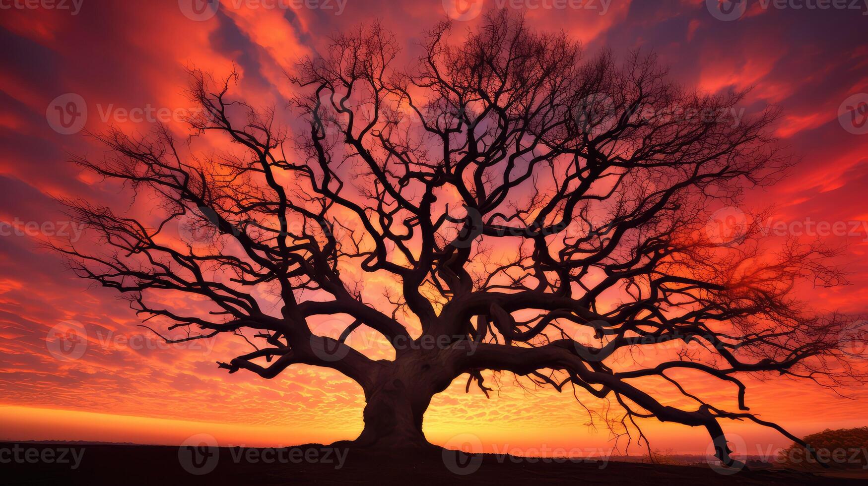 sunsky catalpa tree photo