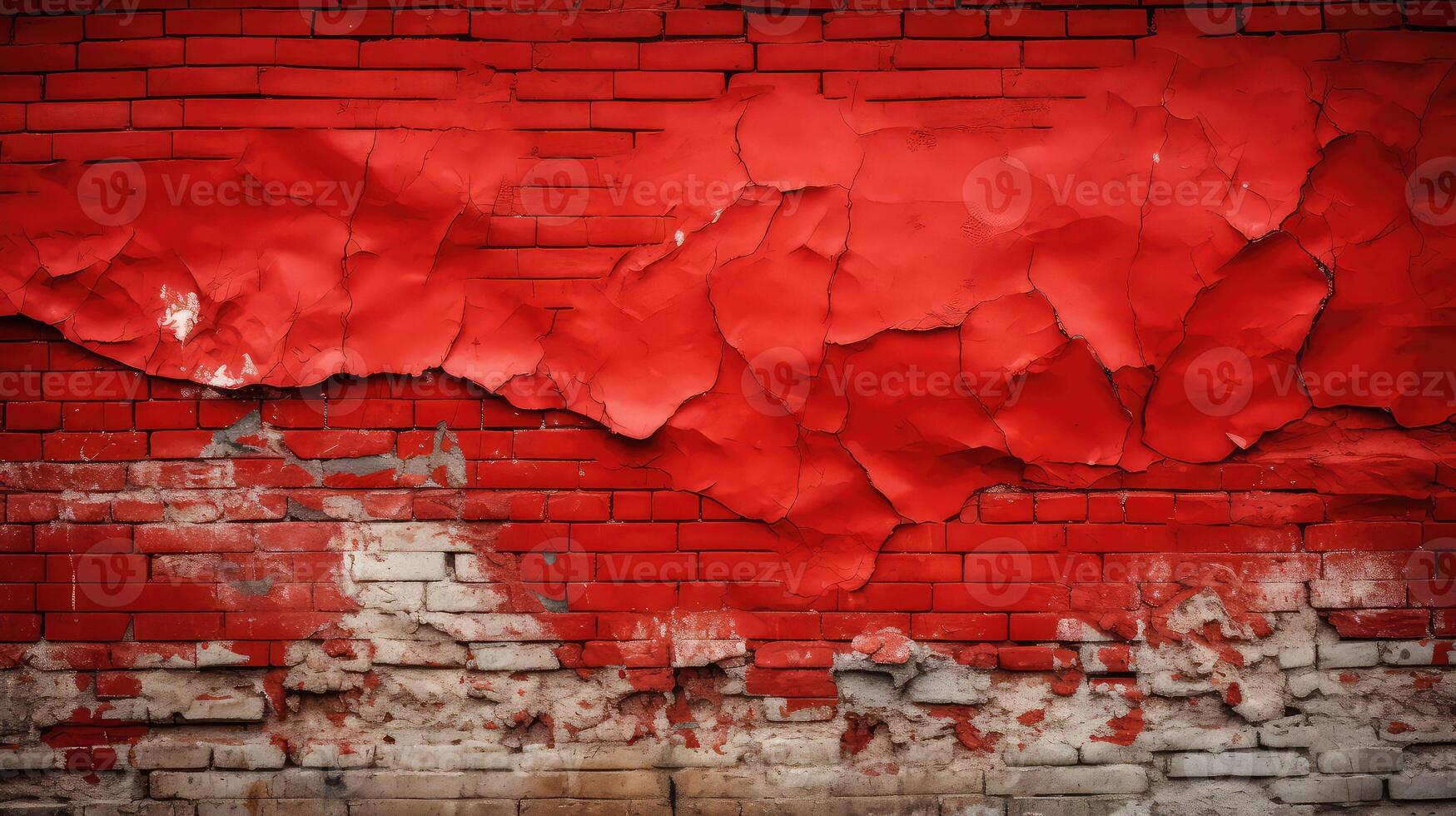 wall red torn paper photo