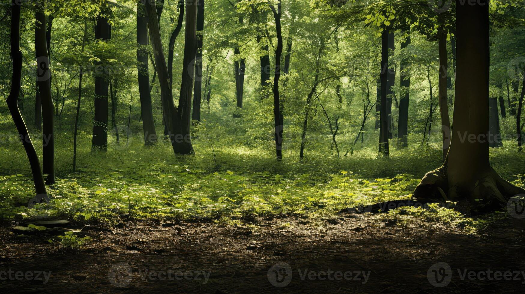 sunlight forest leaf photo