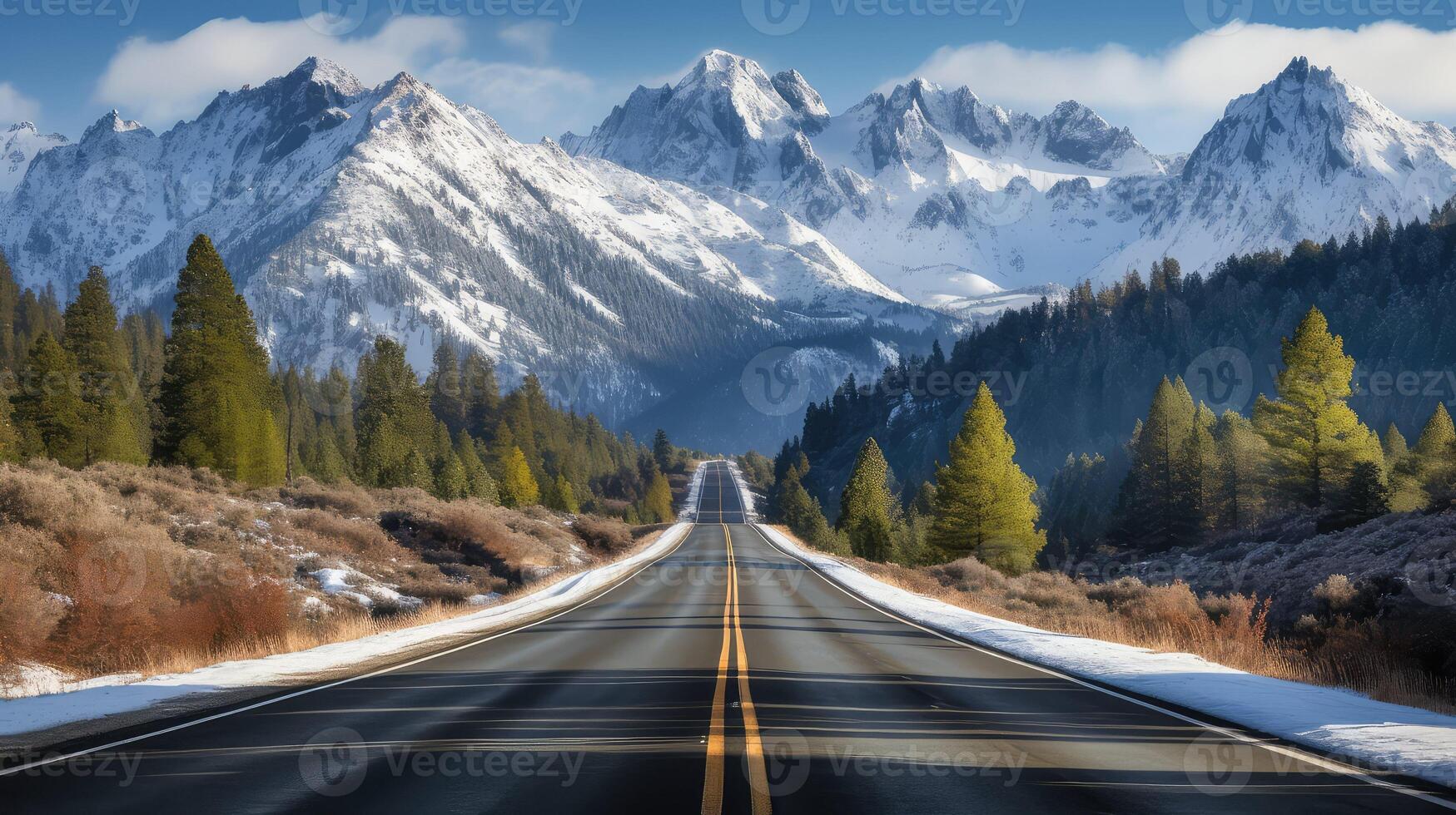 landscape road backdrop photo