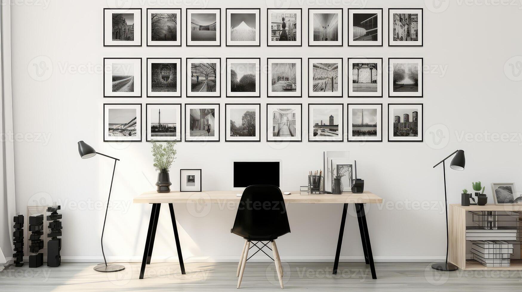 artistic blank home walls photo