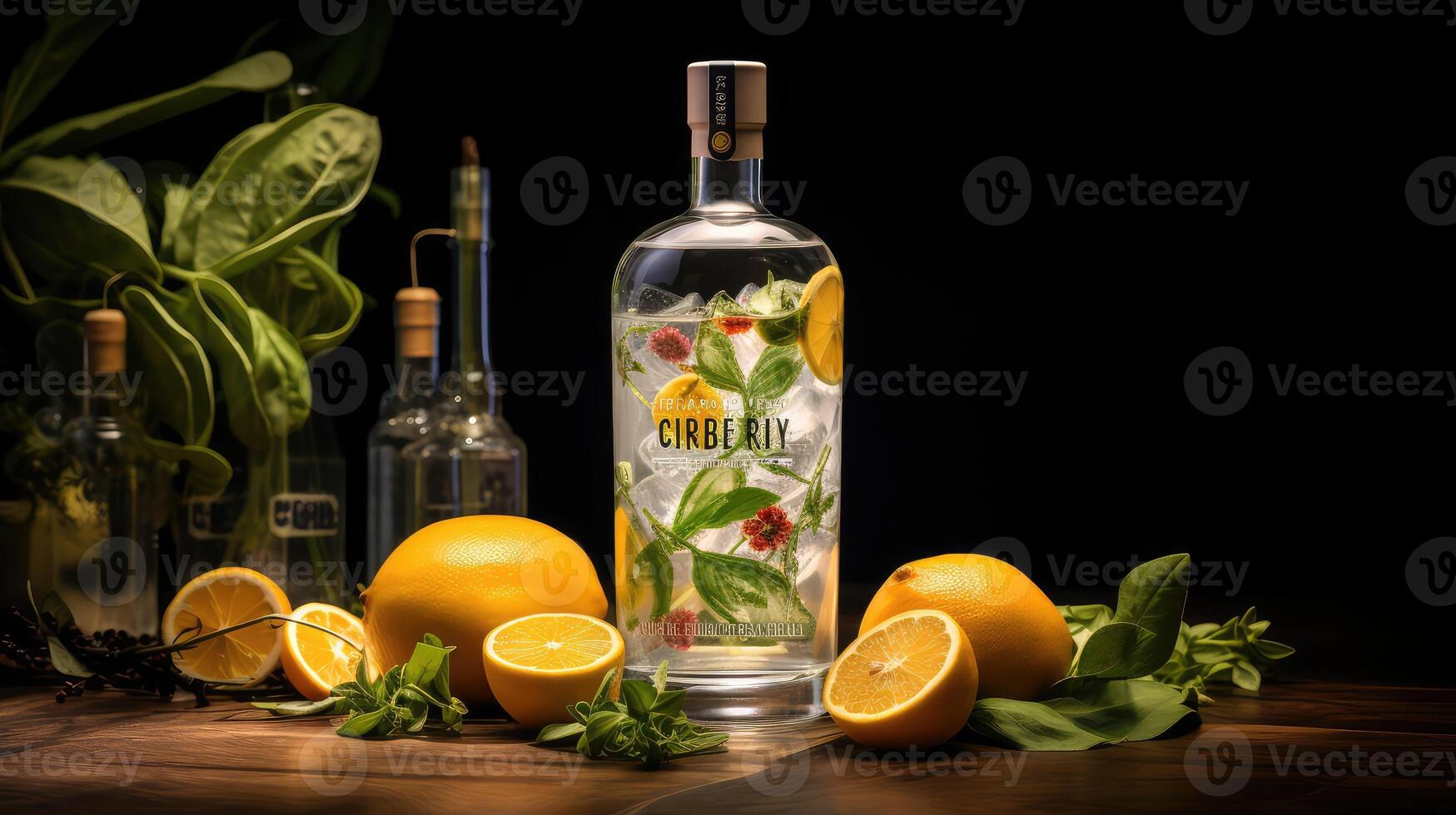 flavors bottle of liquor photo
