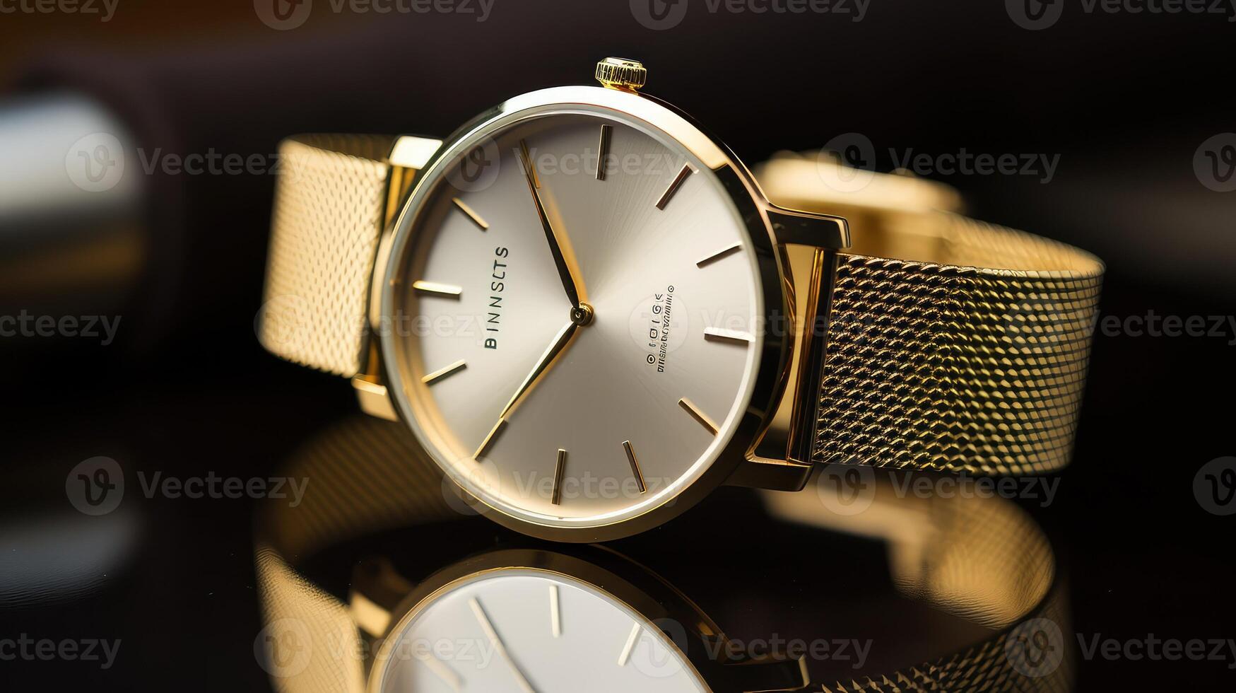 watch modern gold photo