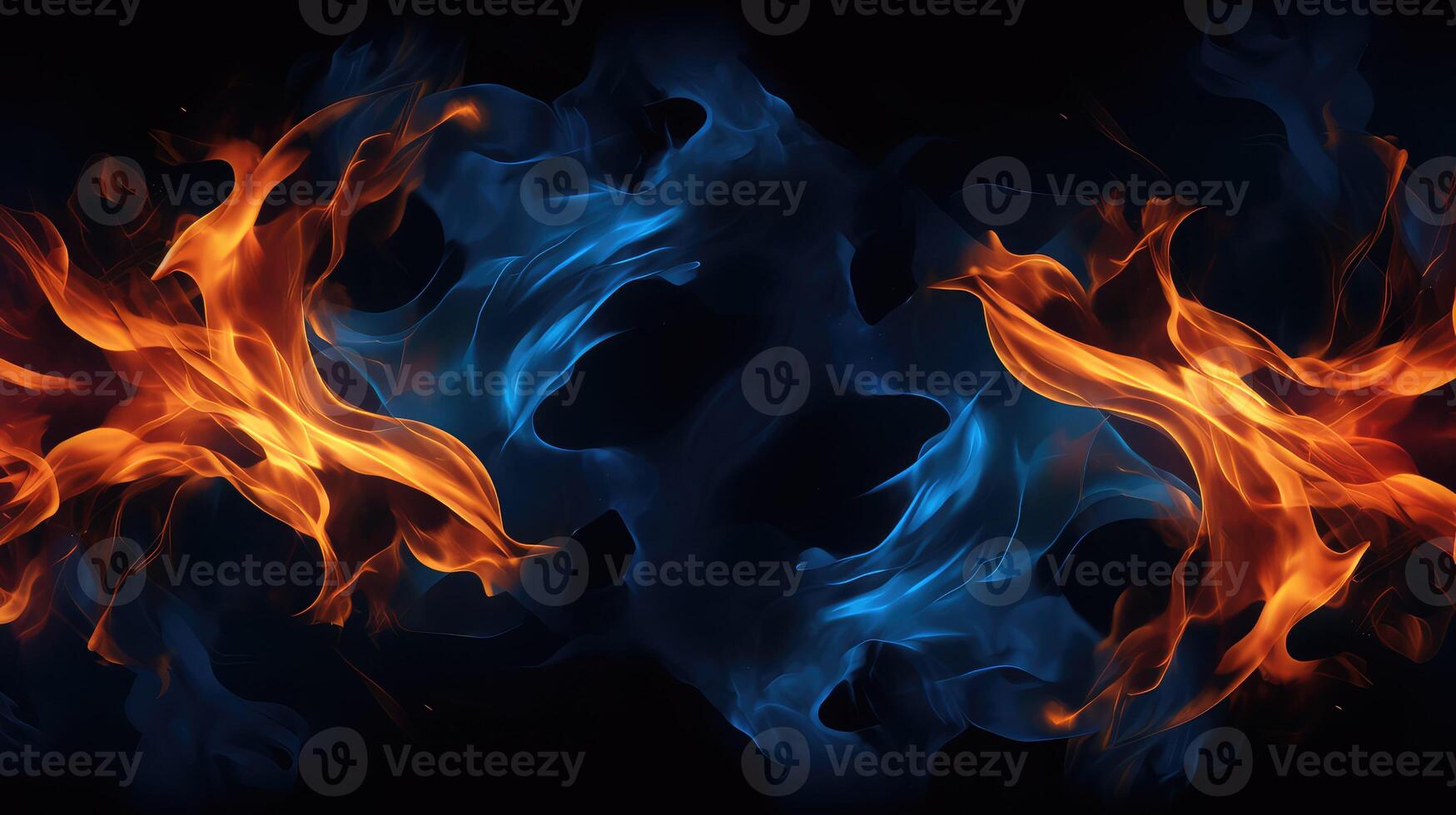 swirling fire seamless photo