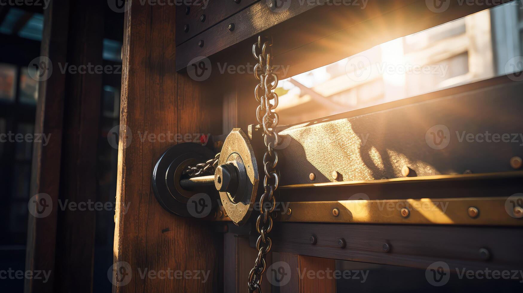 gears opening garage door photo