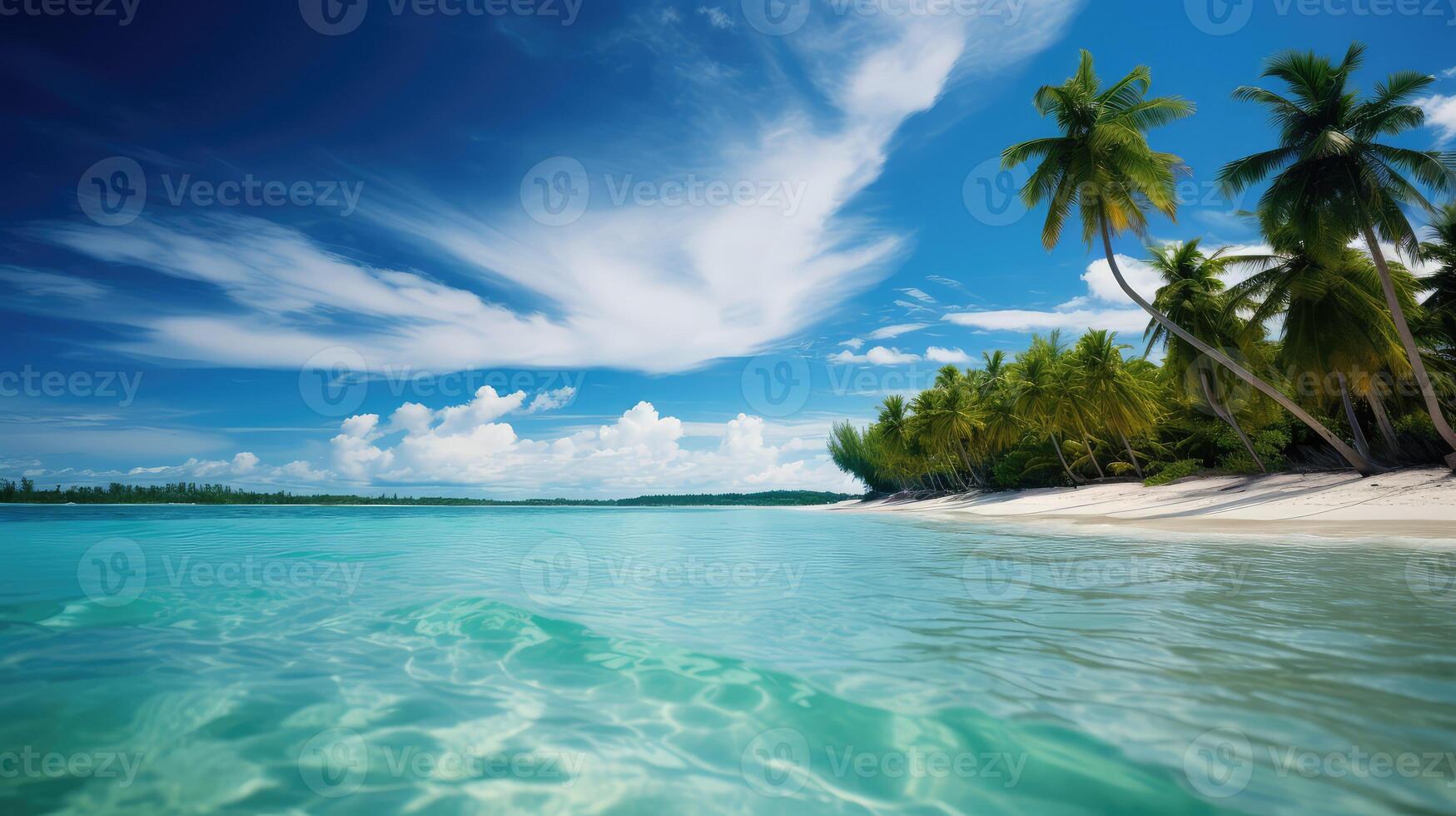 trees blue green backgrounds photo