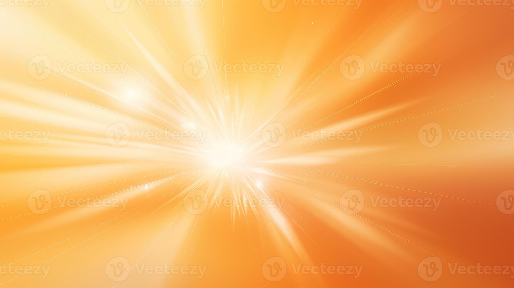 dreamy orange starburst background photo