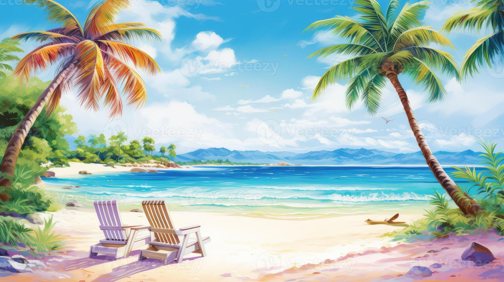 landscape office poster photo