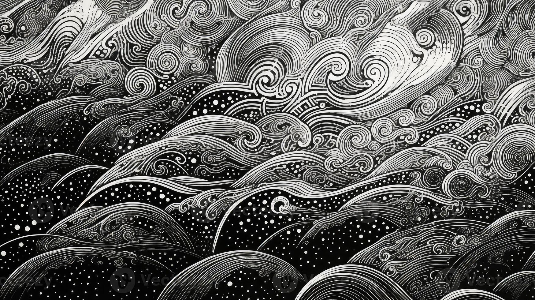 design zentangle water photo