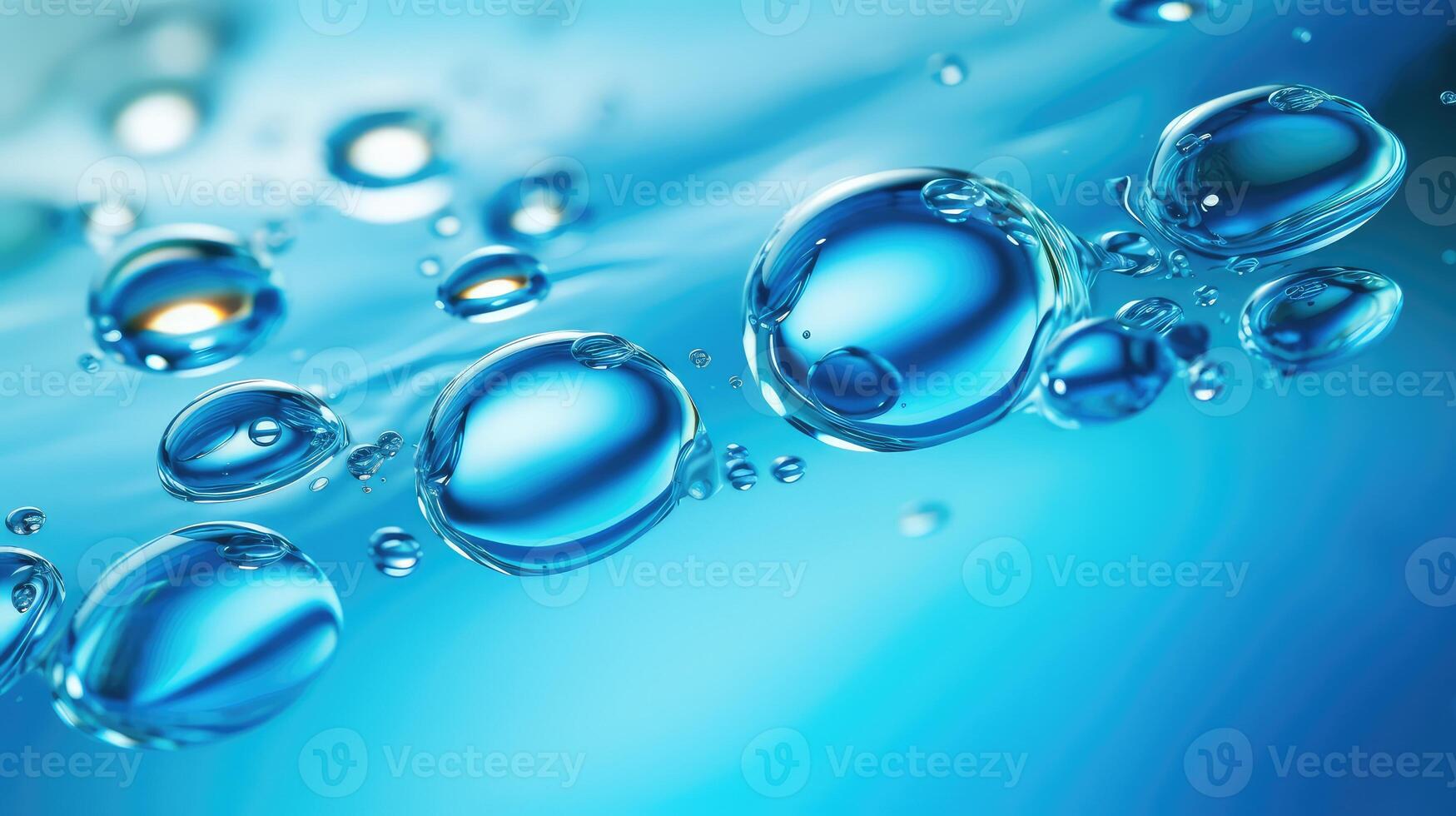 water blue abstract liquid photo