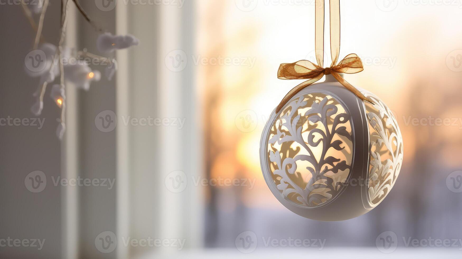 holiday christmas ornament white photo