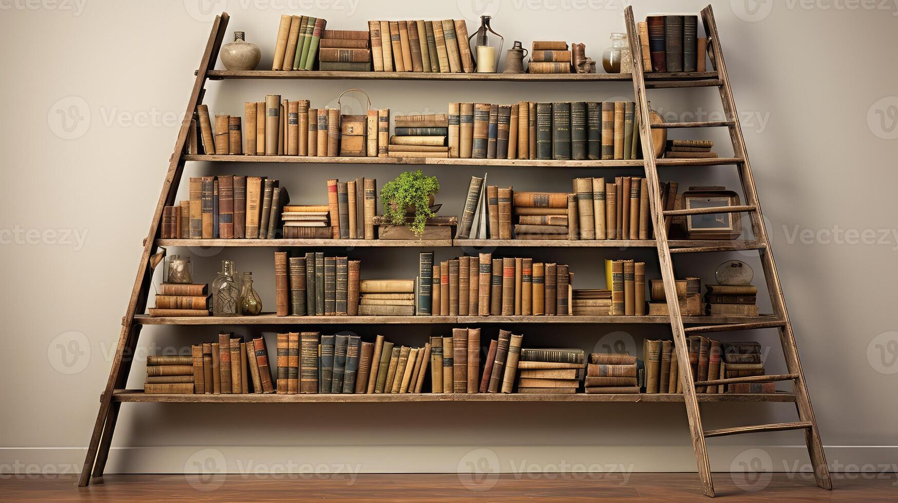 wooden book shelf graphic photo