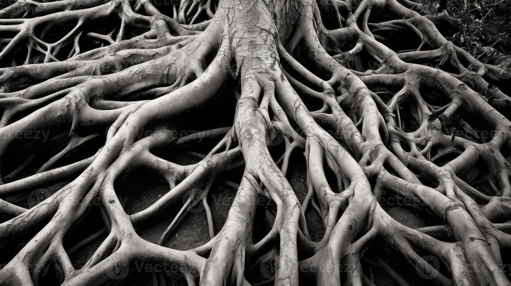 nutrients roots of a tree photo