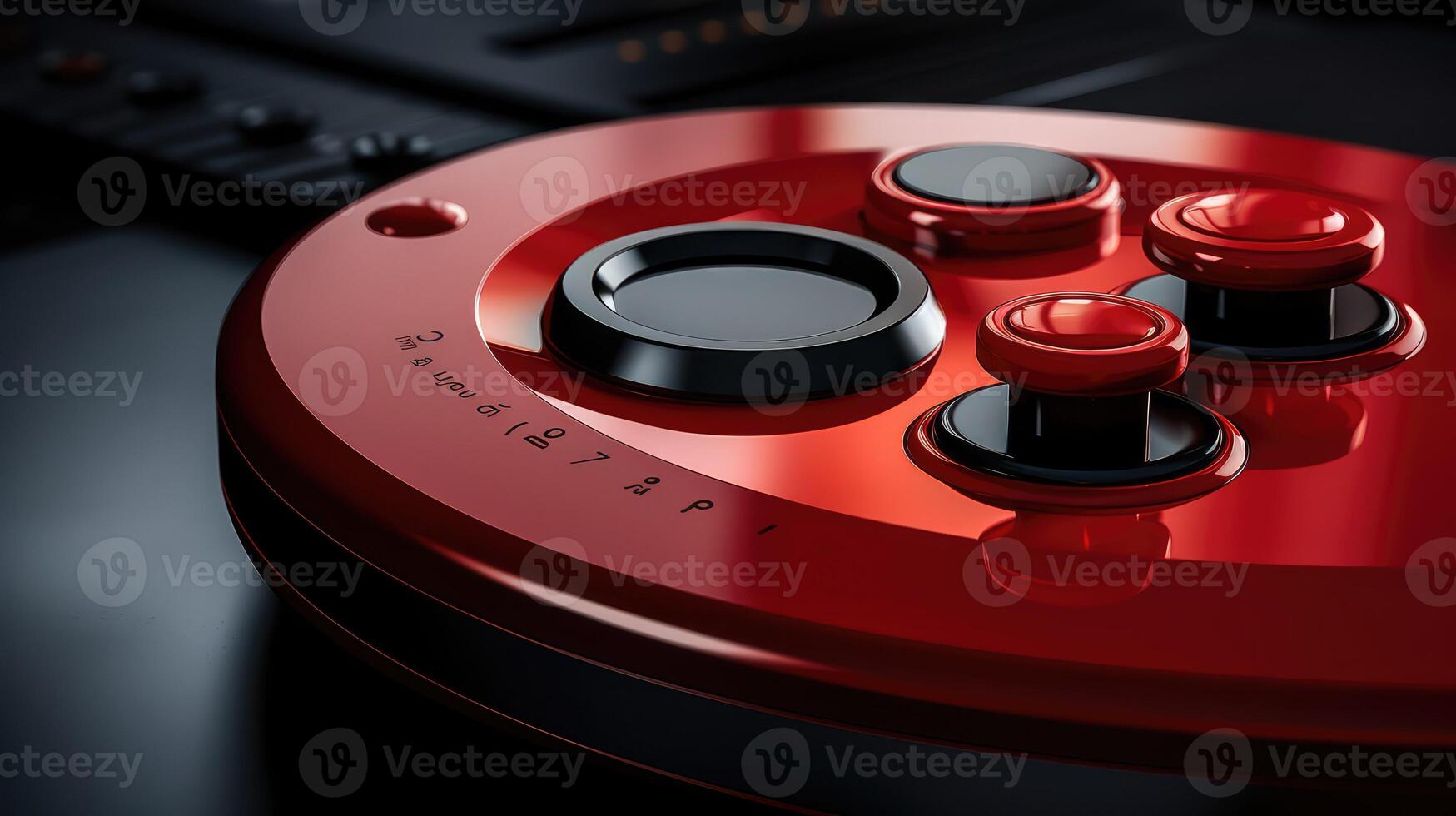 game red button flat photo