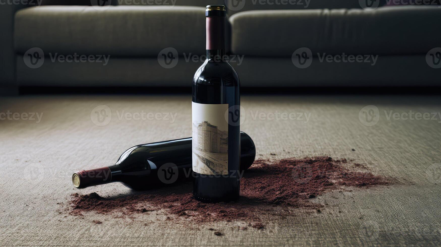 removal wine on carpet photo