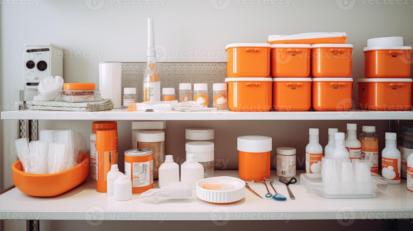 supplies orange medical photo