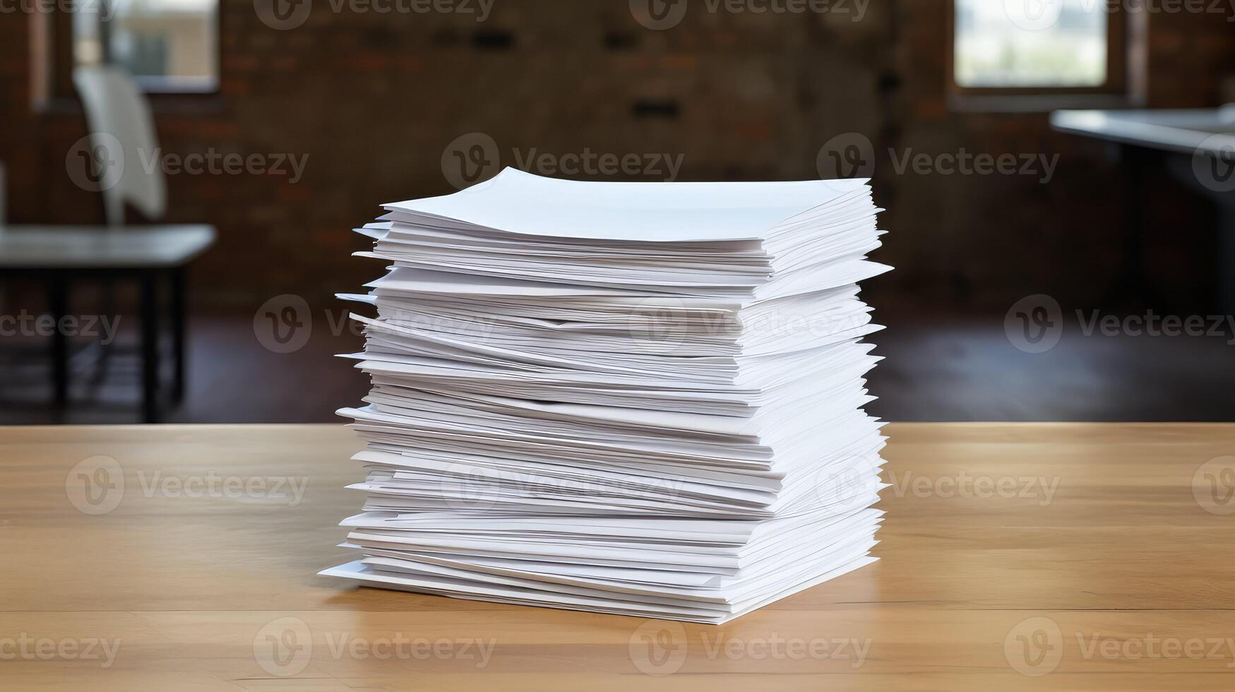 stack white folded paper photo