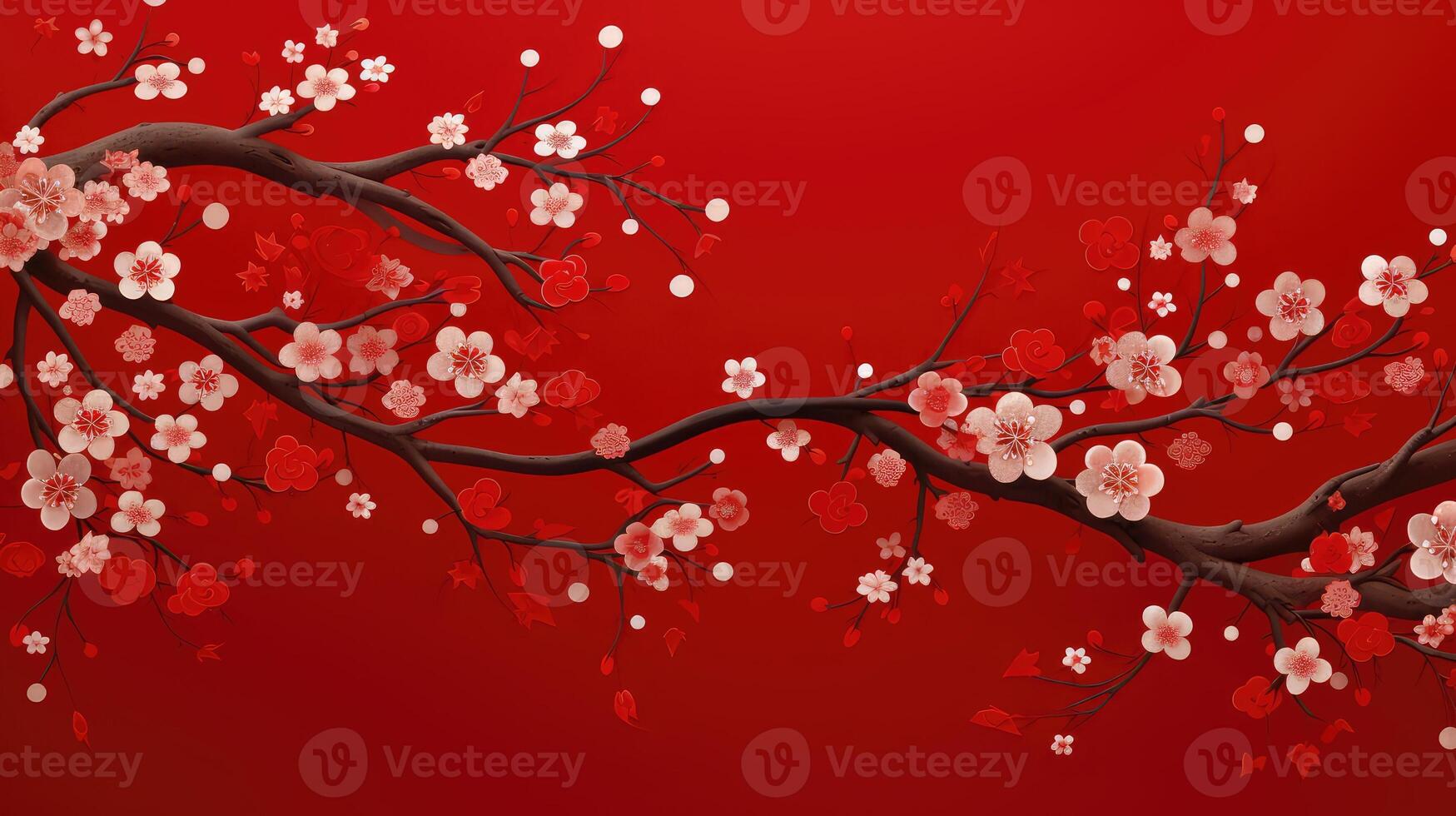 cherry red background pattern photo