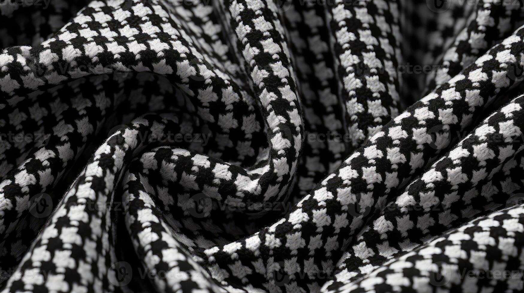 black houndstooth texture photo