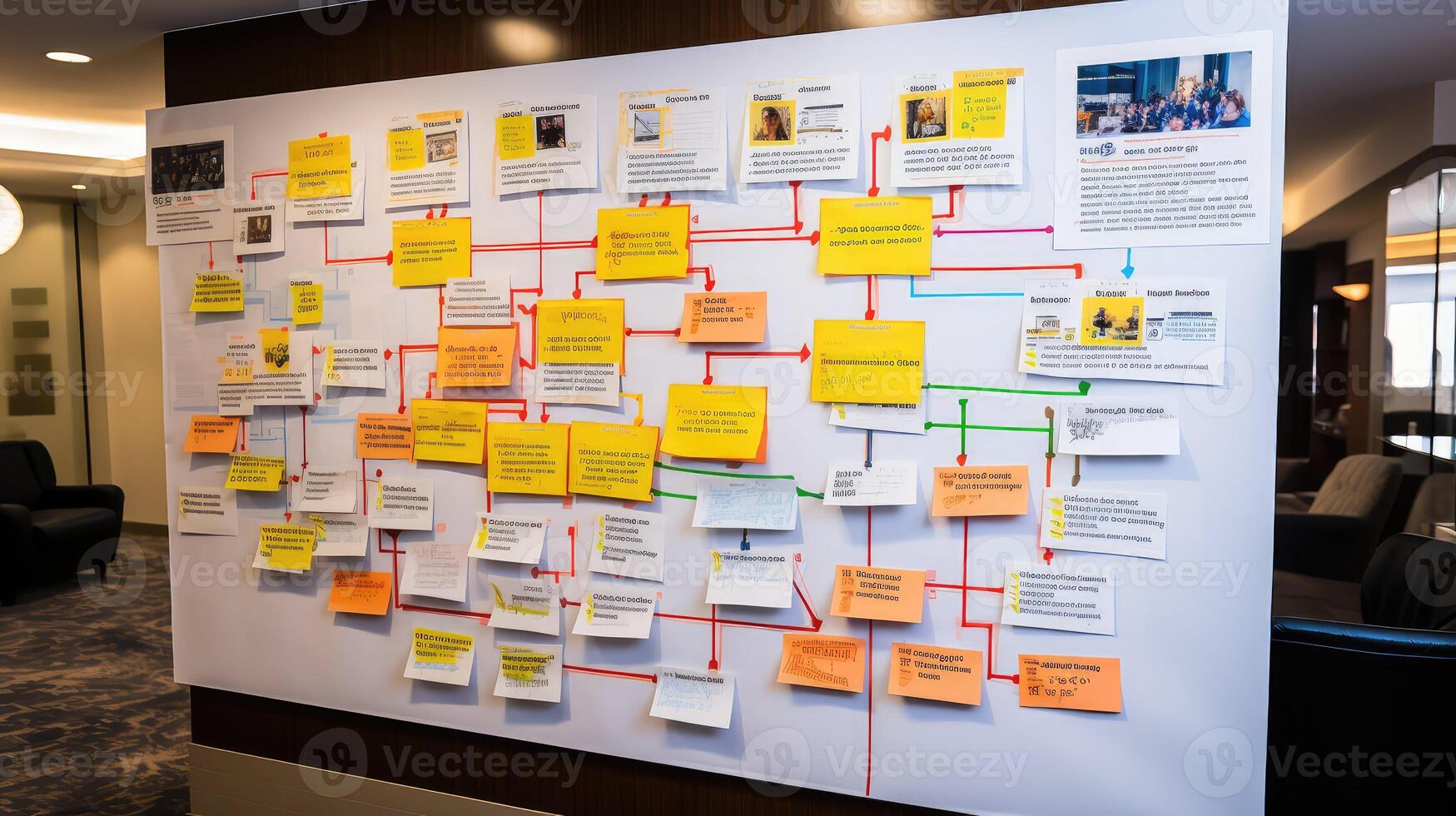 collaboration flowchart boxes photo