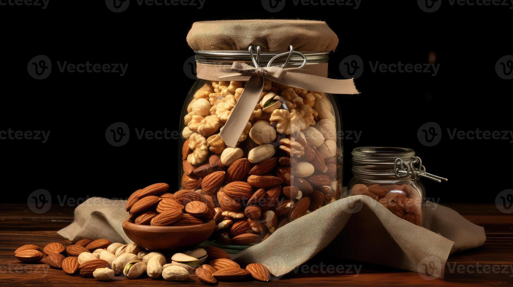raw bag of nuts photo