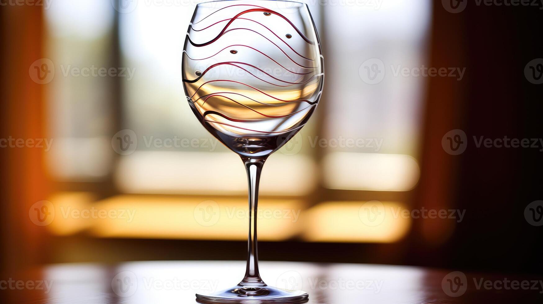 whimsical wine glass outline photo
