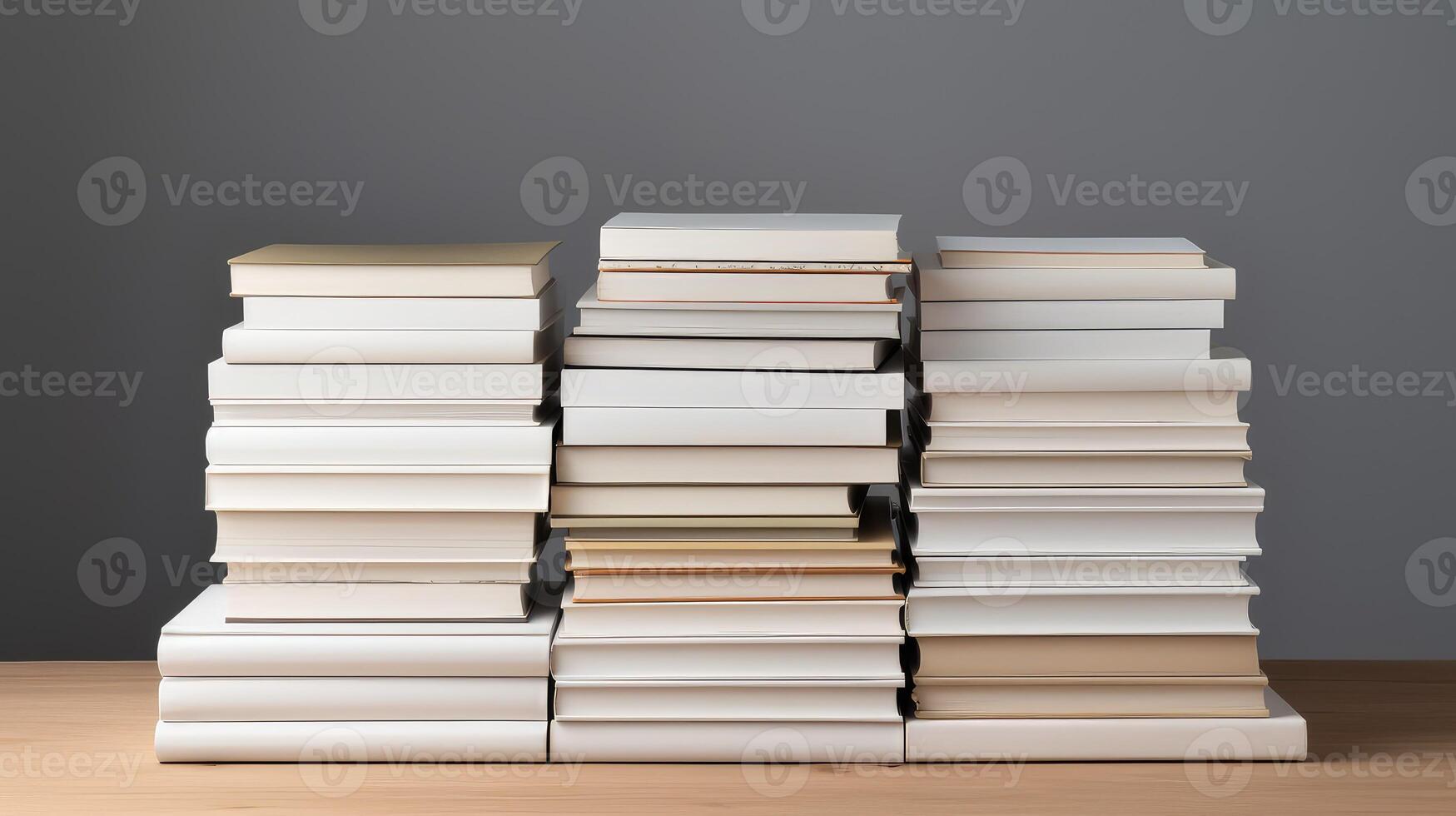 angle blank book stack photo