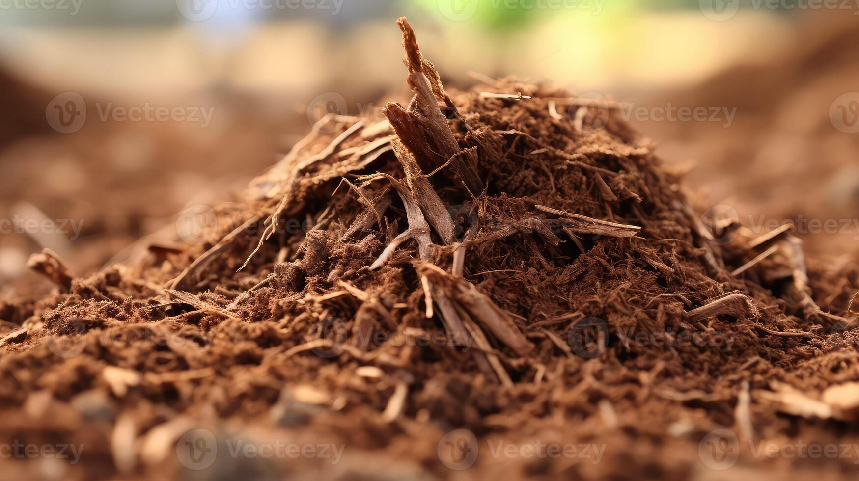 moisture tree mulch photo