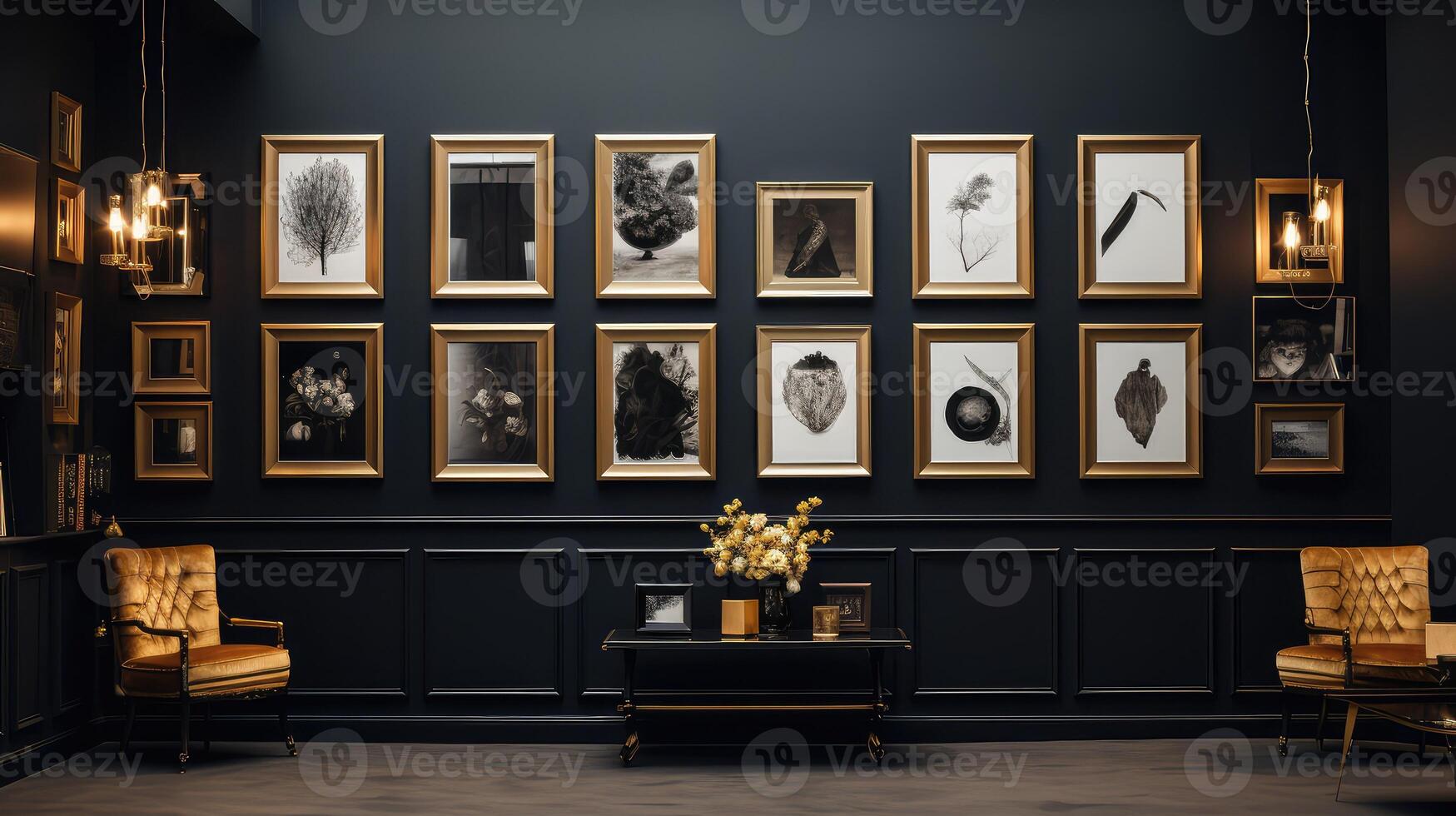 elegant gallery wall frames photo