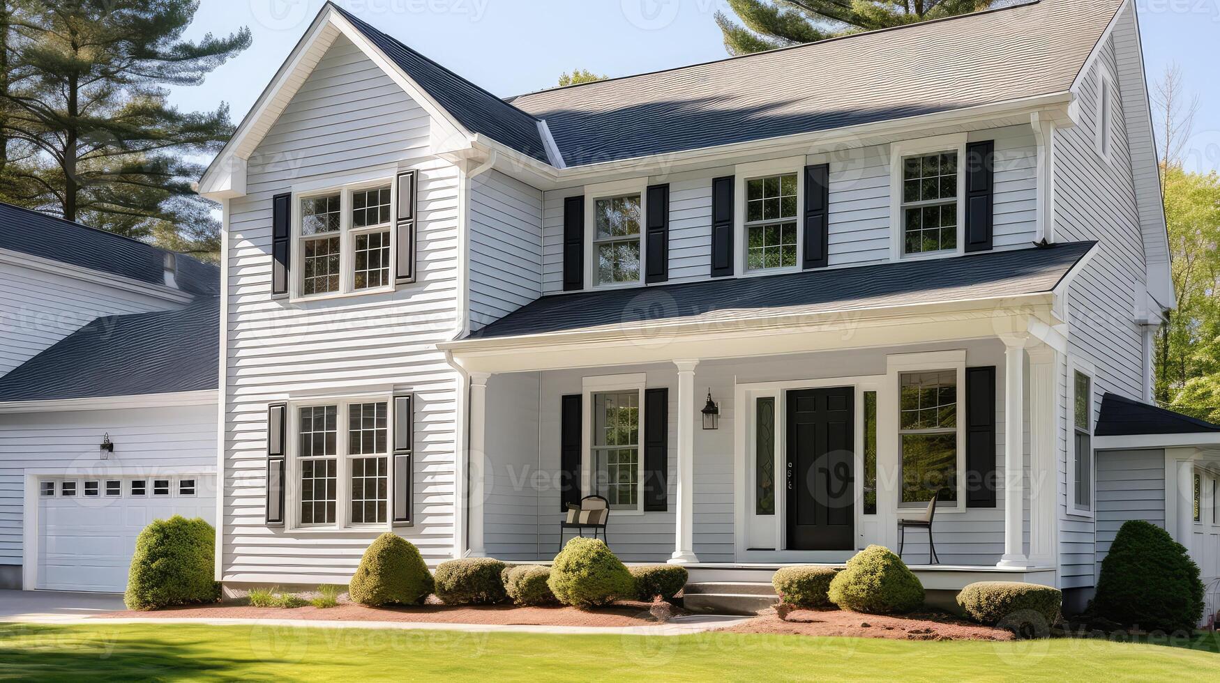 modern house vinyl siding photo