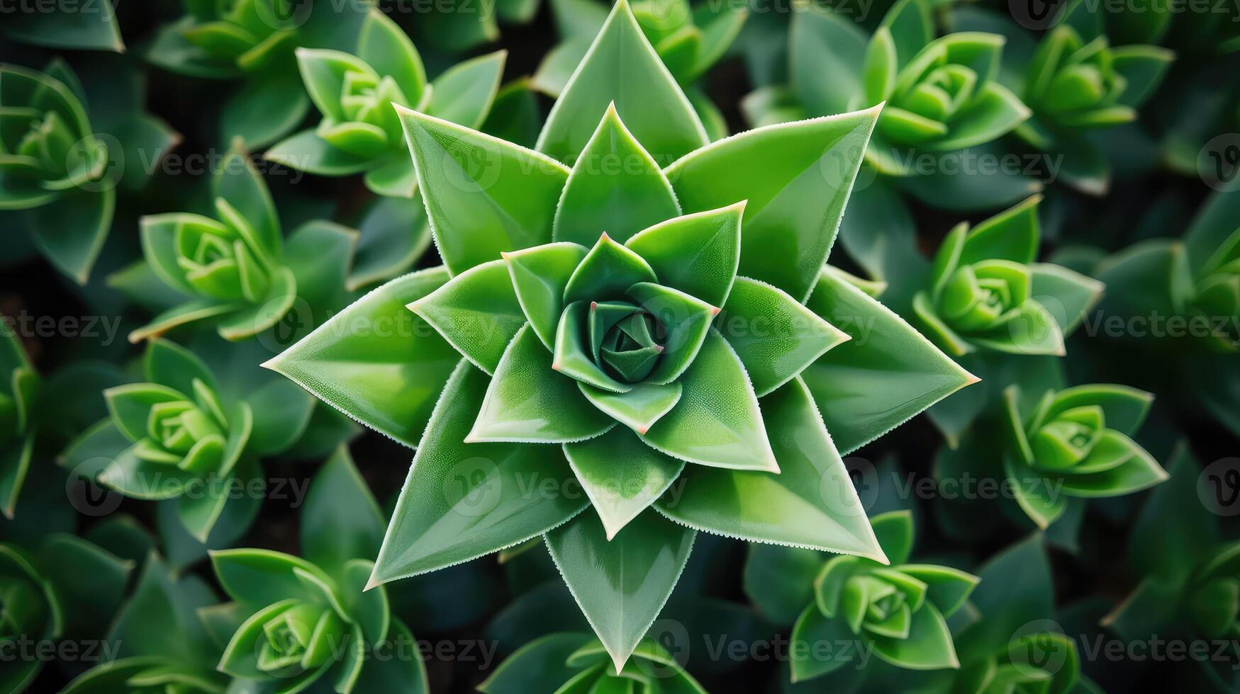 triangular geometric plant photo