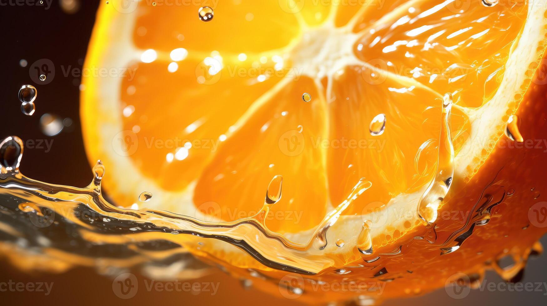 squeeze orange drip photo