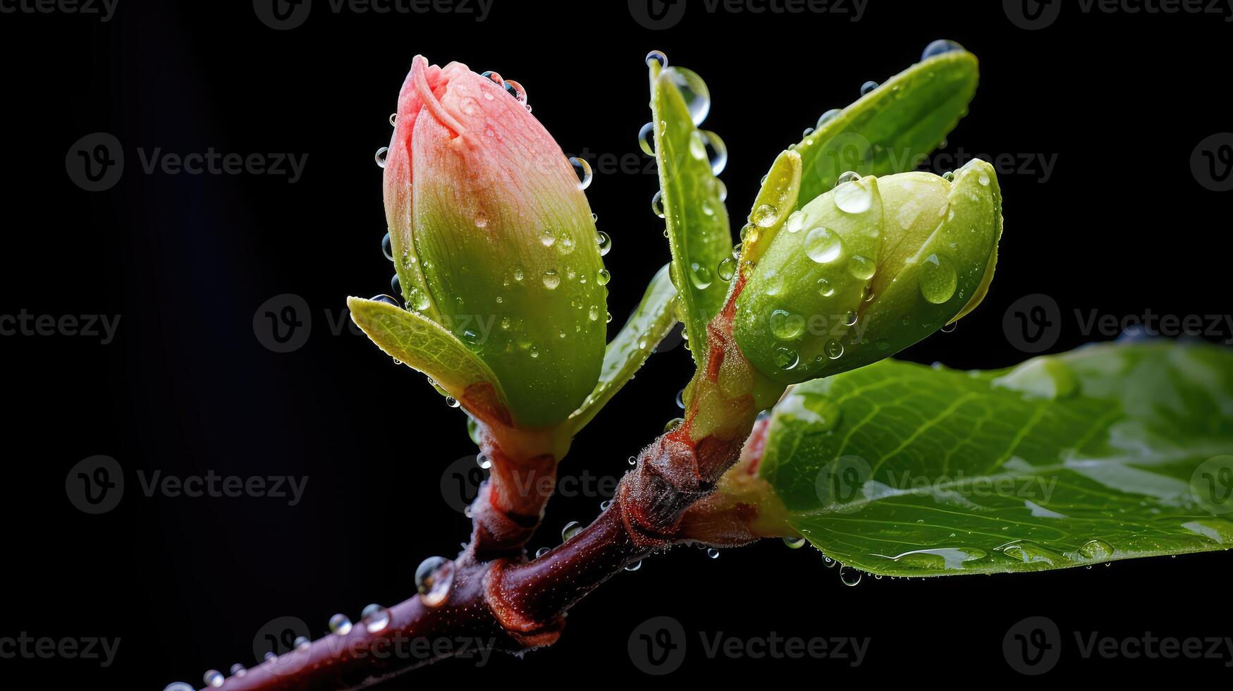 dew spring bud photo