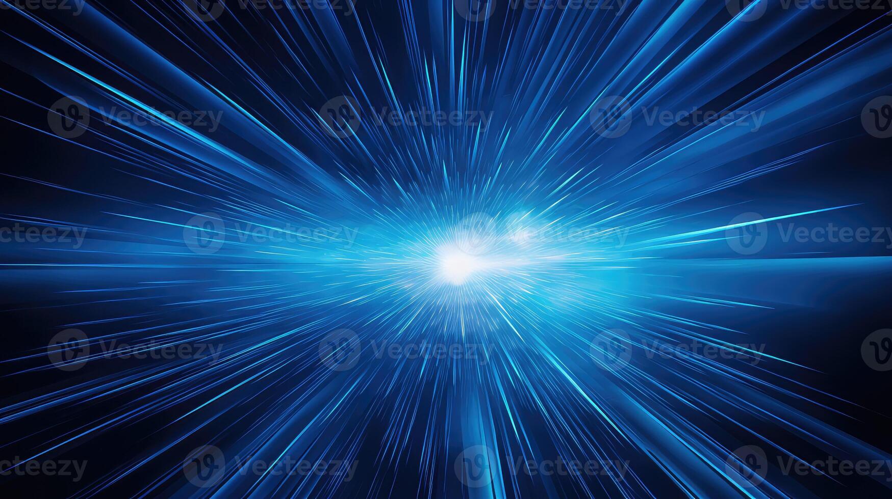 bold blue star burst photo