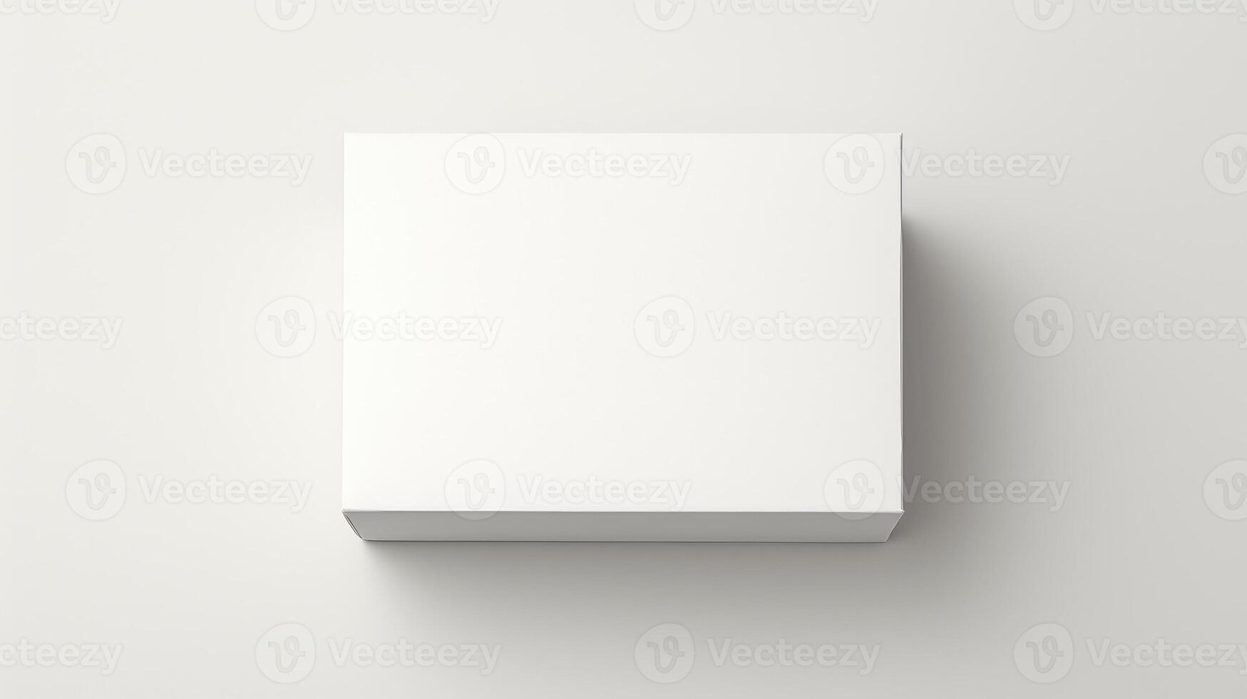 matte open black box top view photo