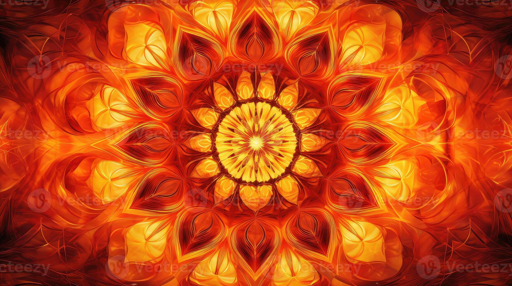 hues orange abstract banner photo