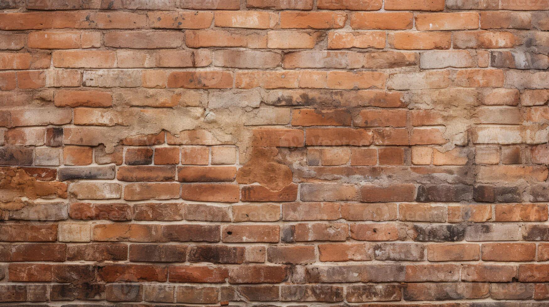 close brick wall perspective photo