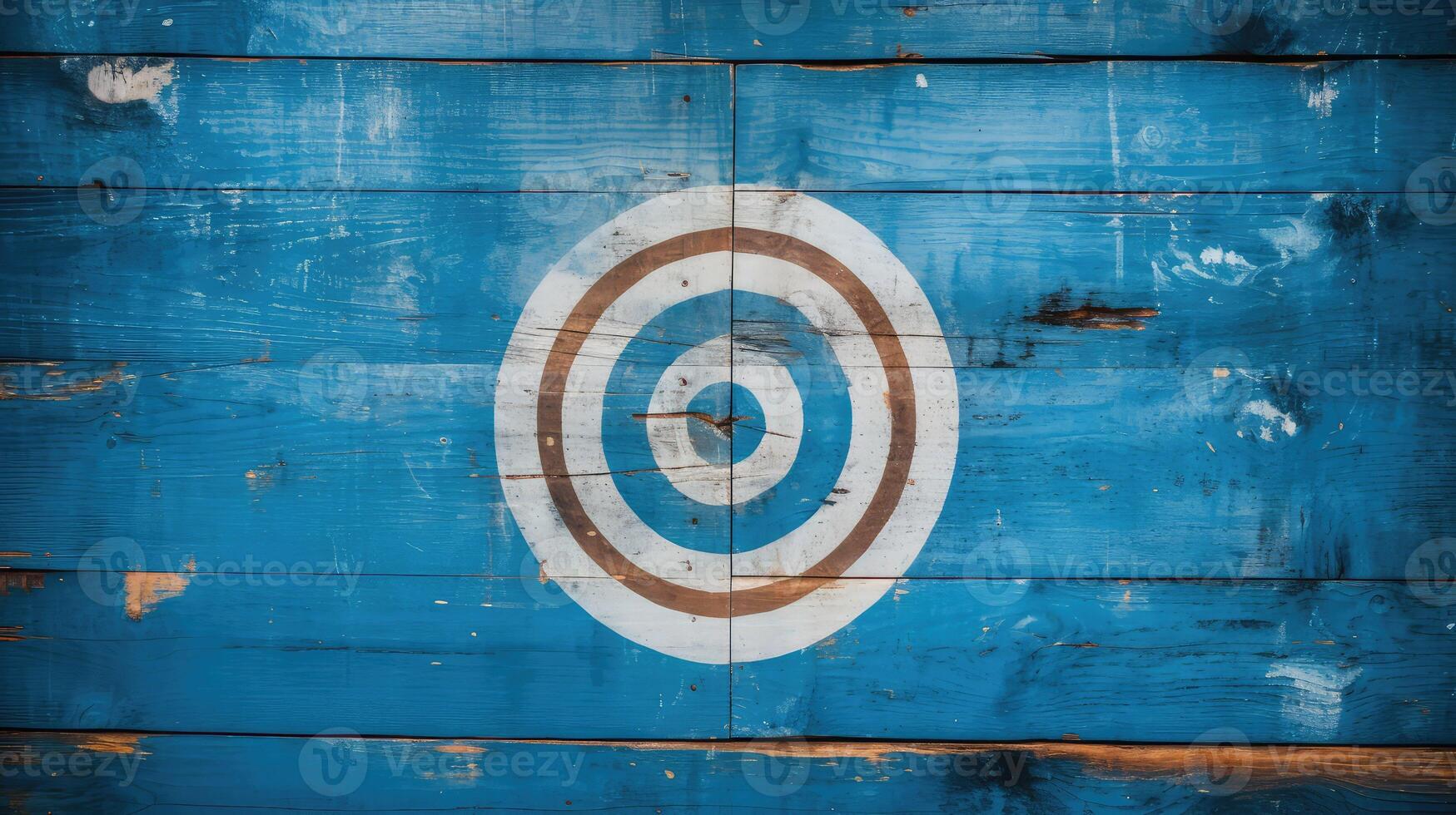 paint blue bullseye photo