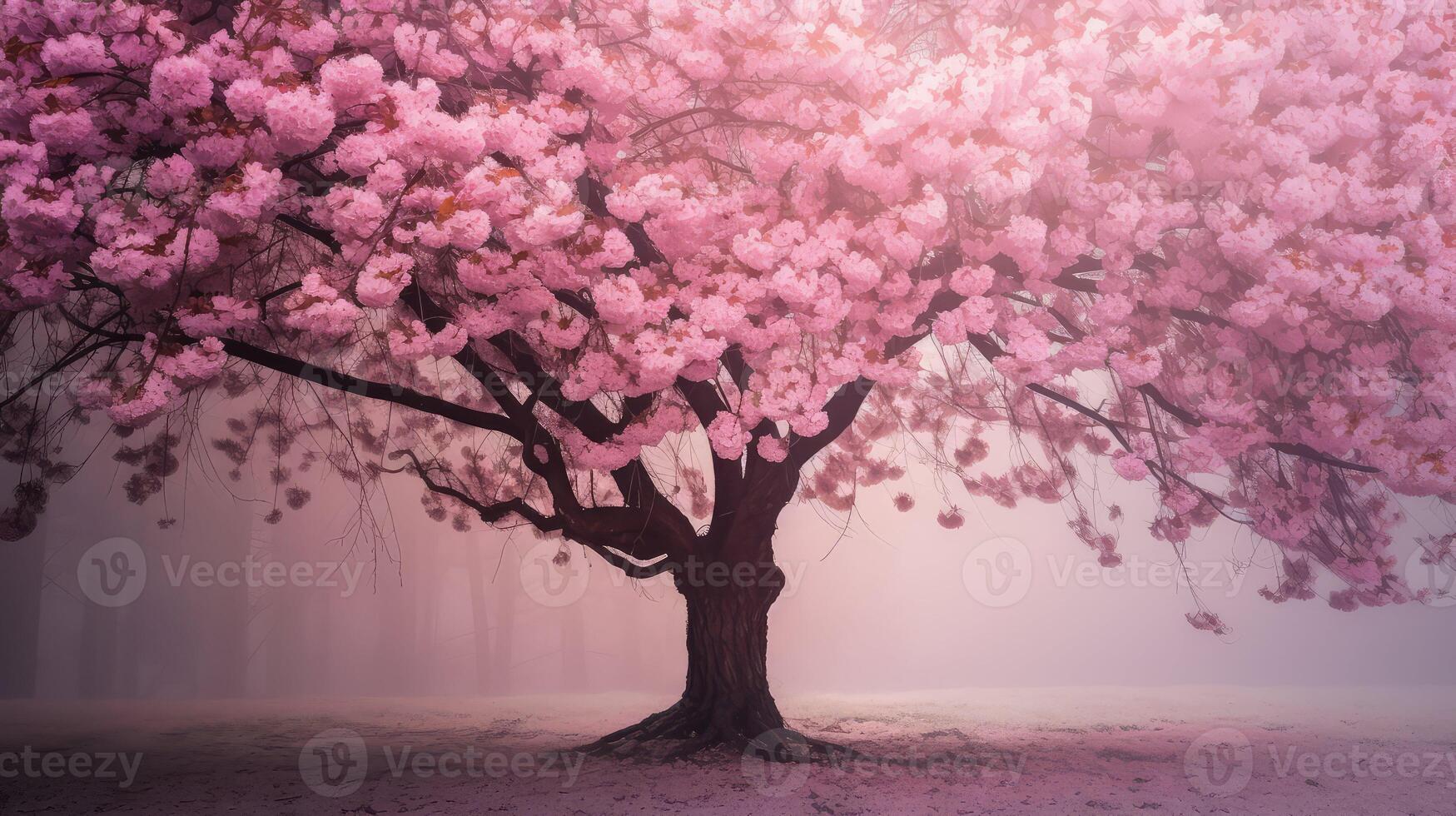 petals pink tree photo