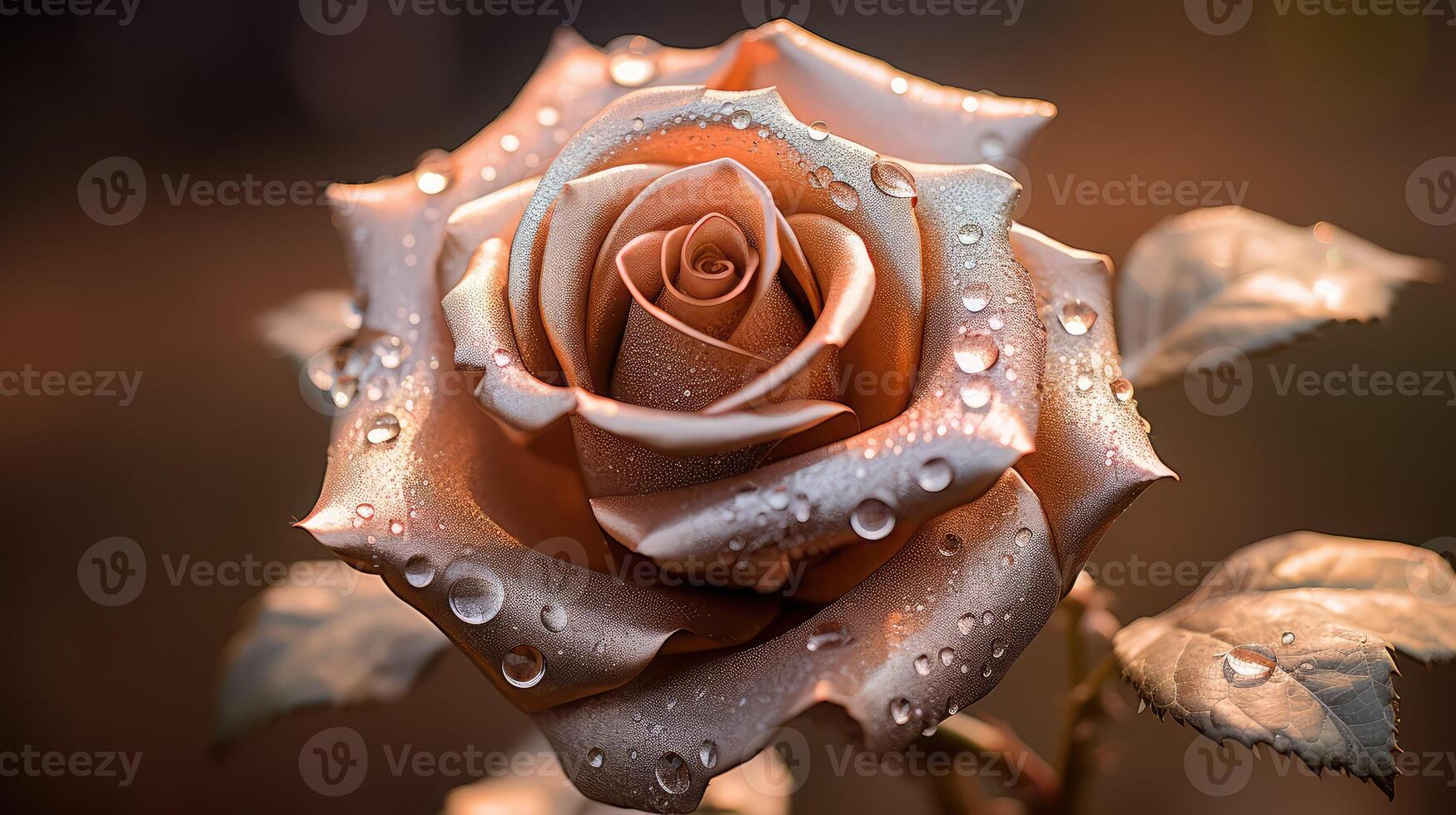 sheen rose gold rose photo