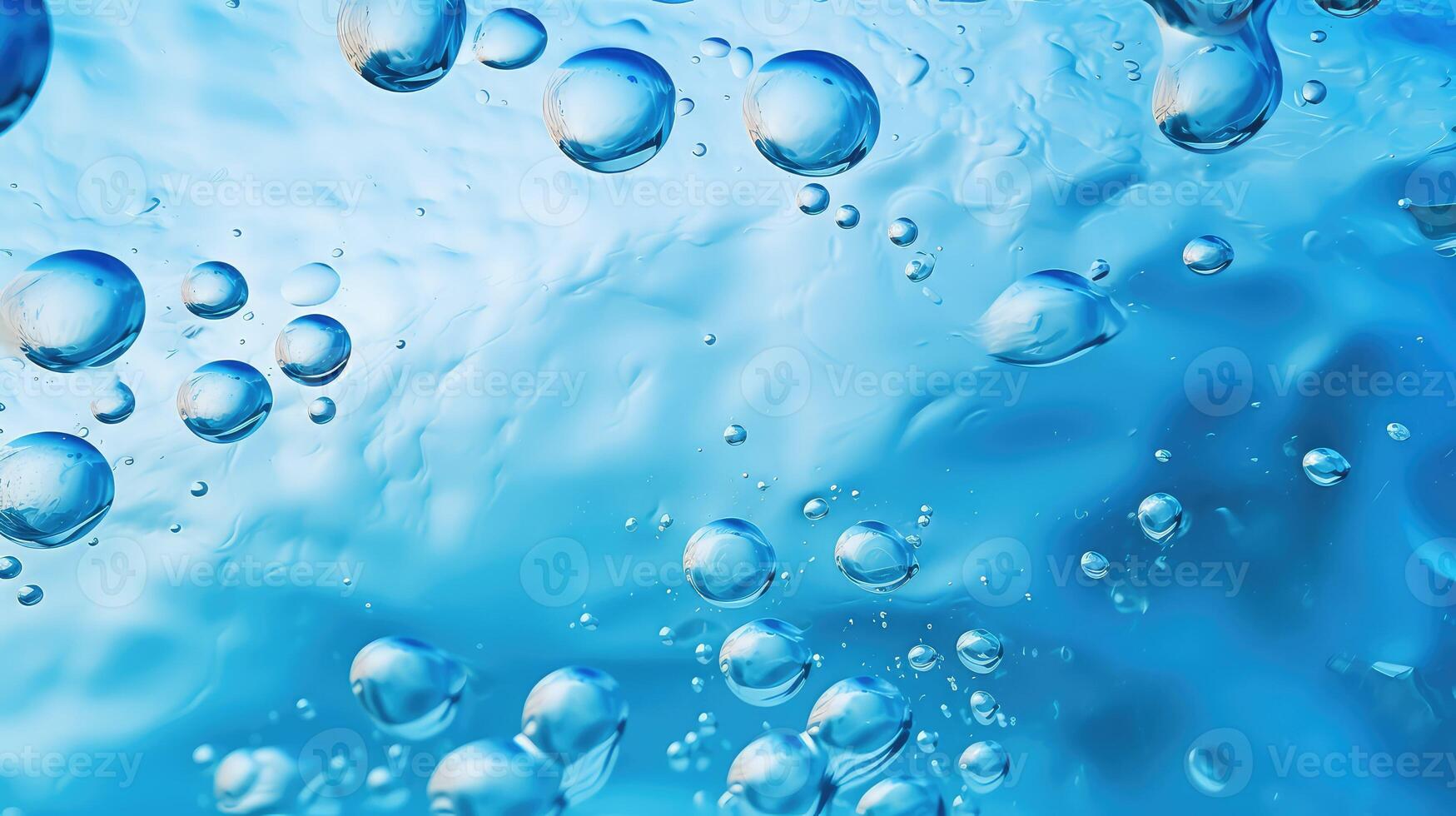 crystal blue water abstract photo