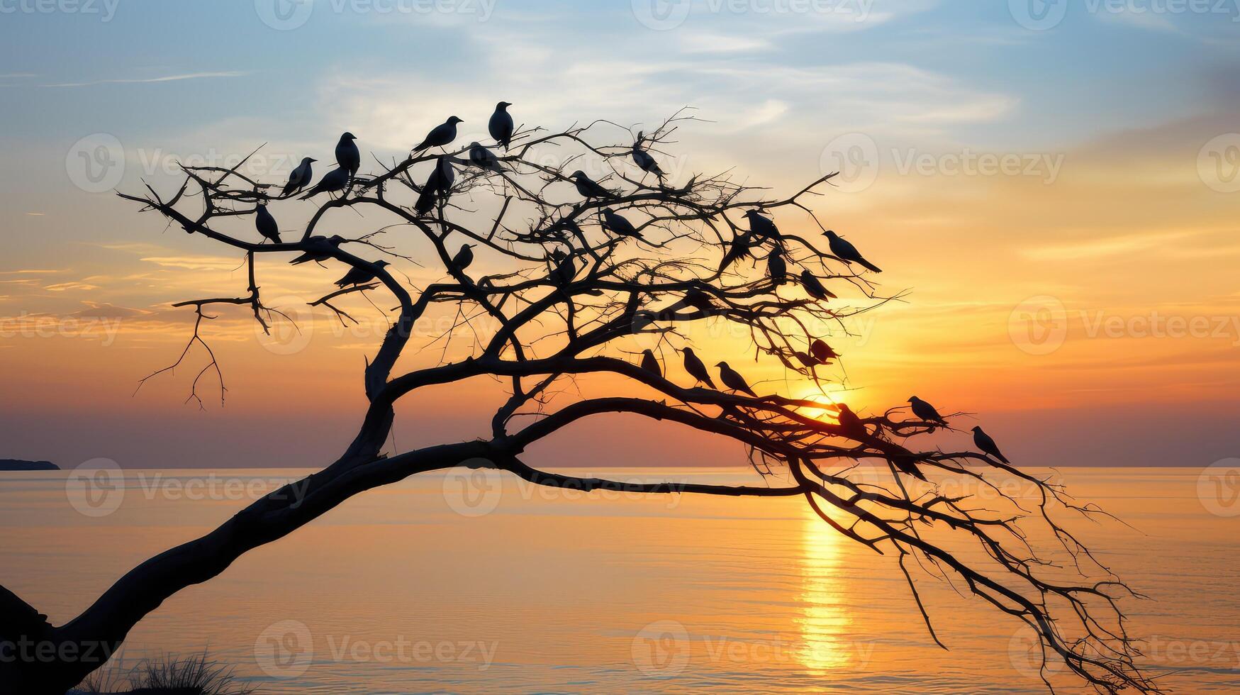 ocen bird in a tree photo