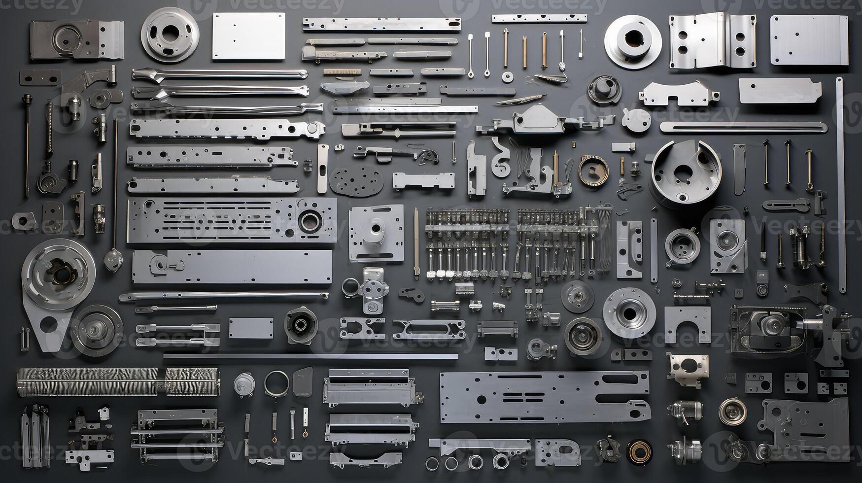 cutting sheet metal parts photo
