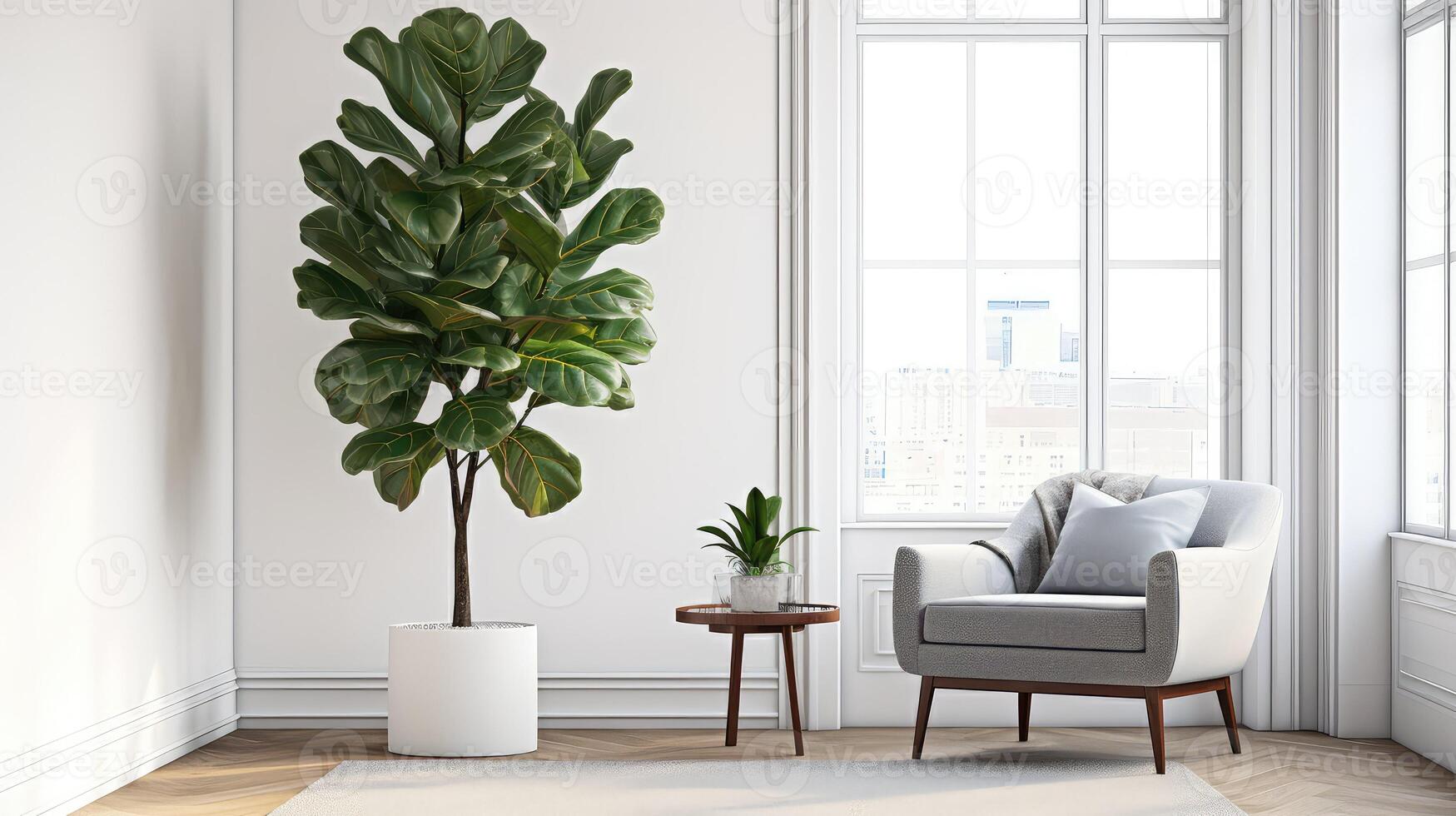 minimalist fiddle fig leaf photo