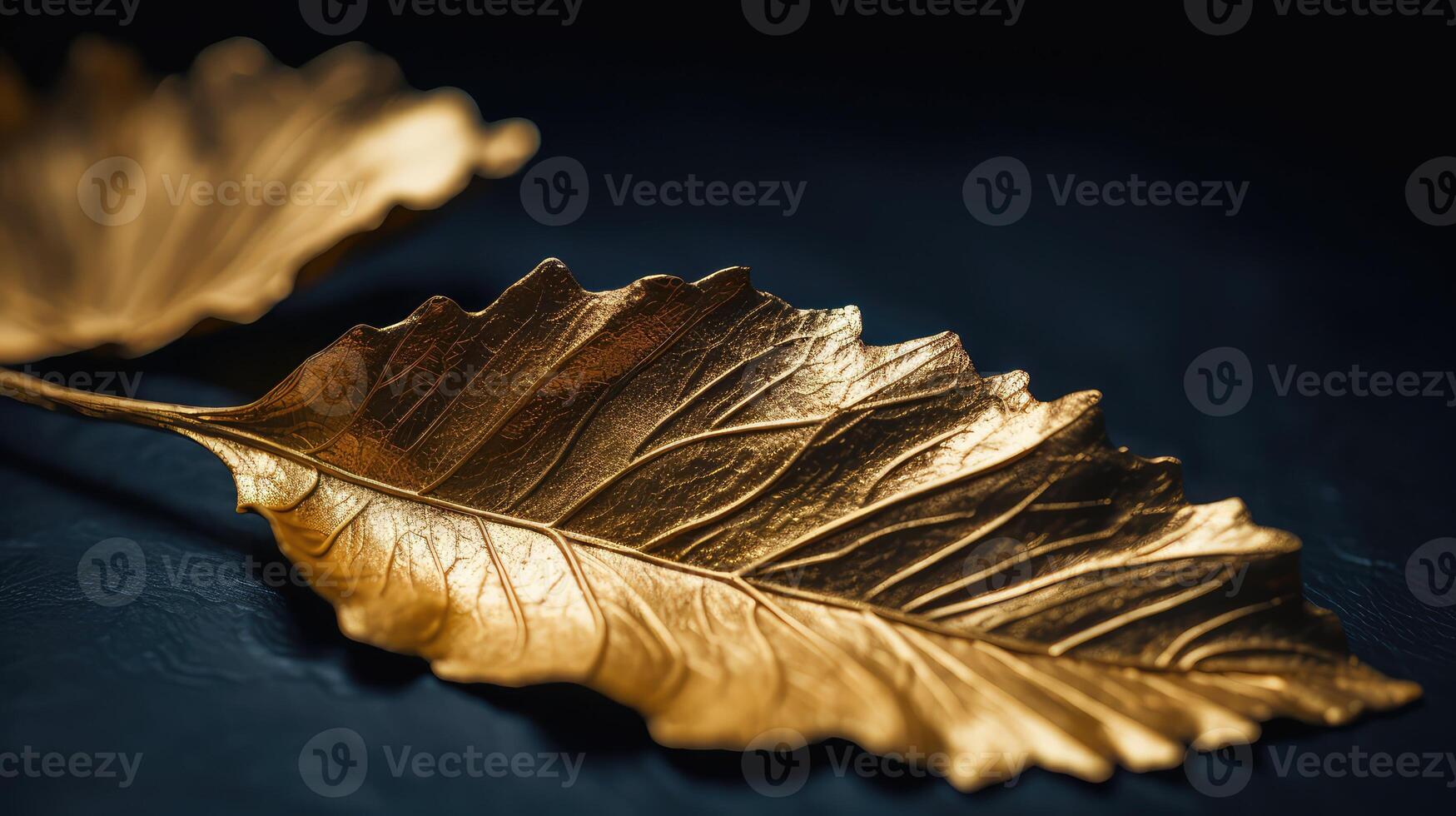 shimmer gold foil leaf photo
