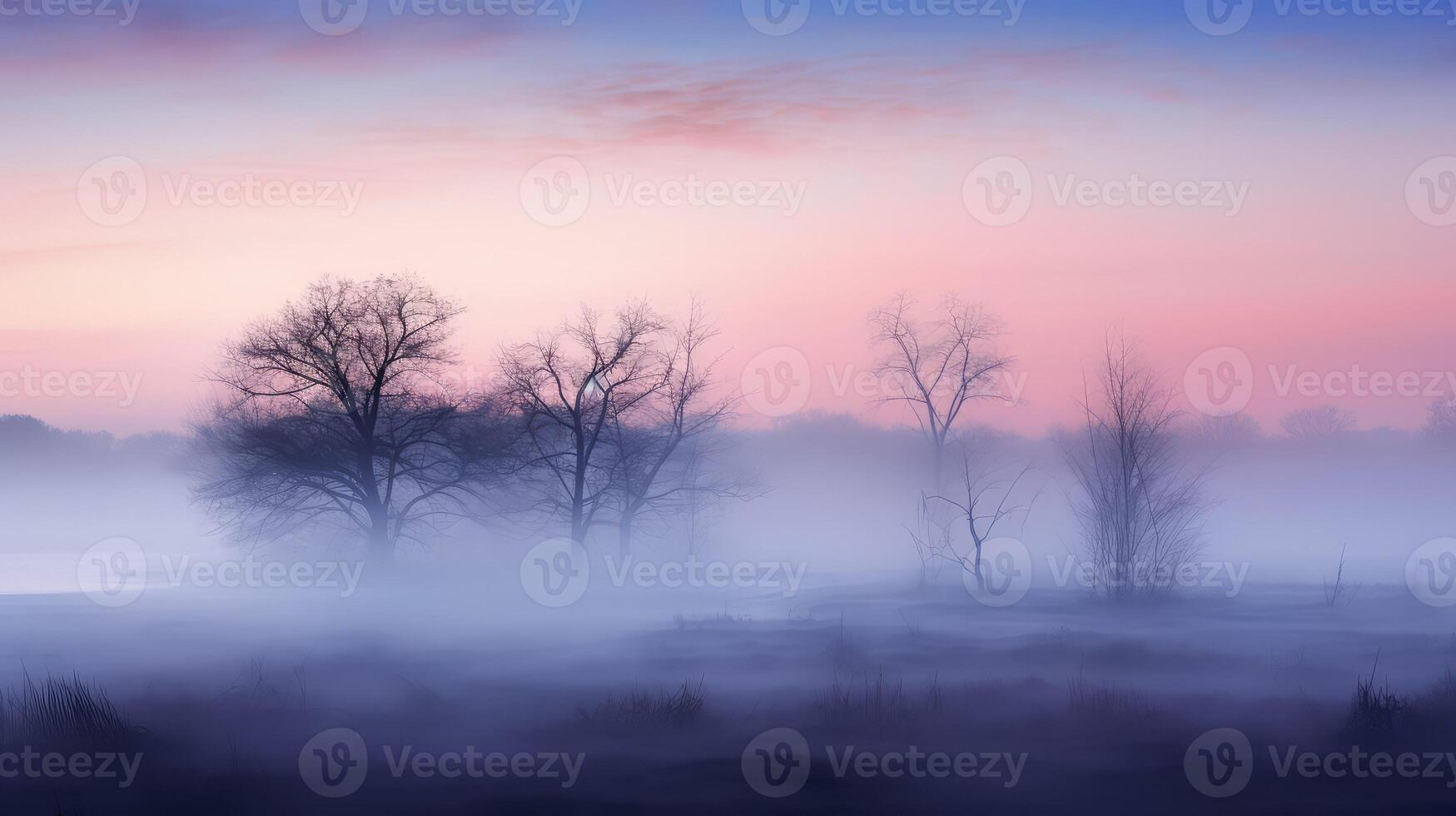morning blue fog texture photo