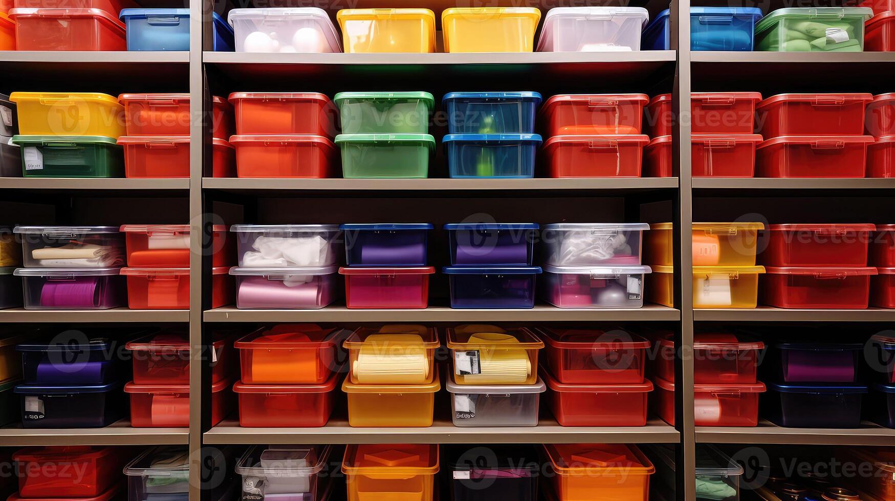 colorful stack boxes photo