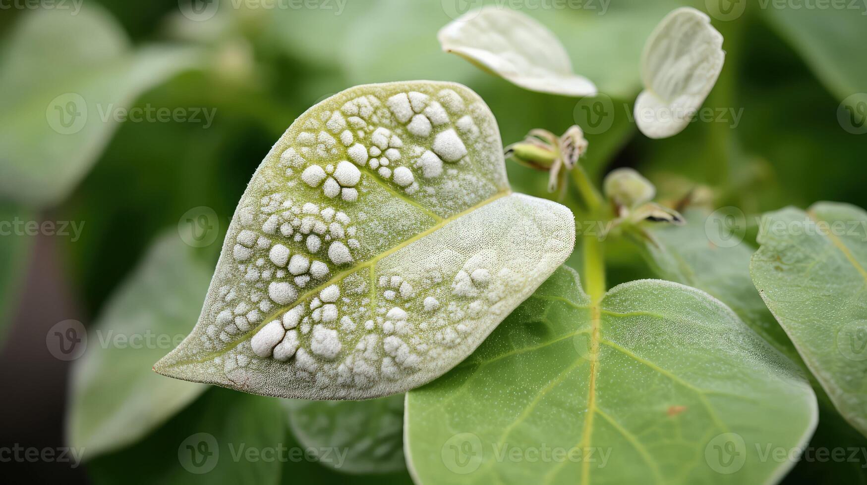 fungal soybean leaf photo