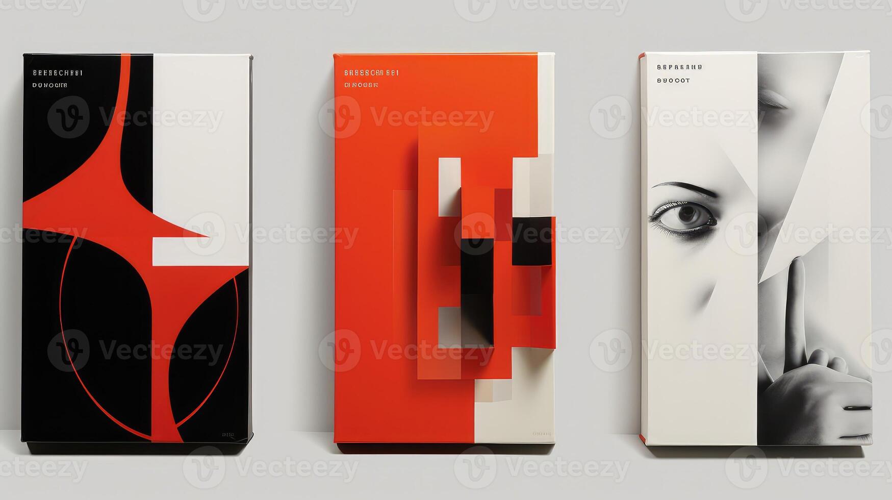 abstract book jacket photo
