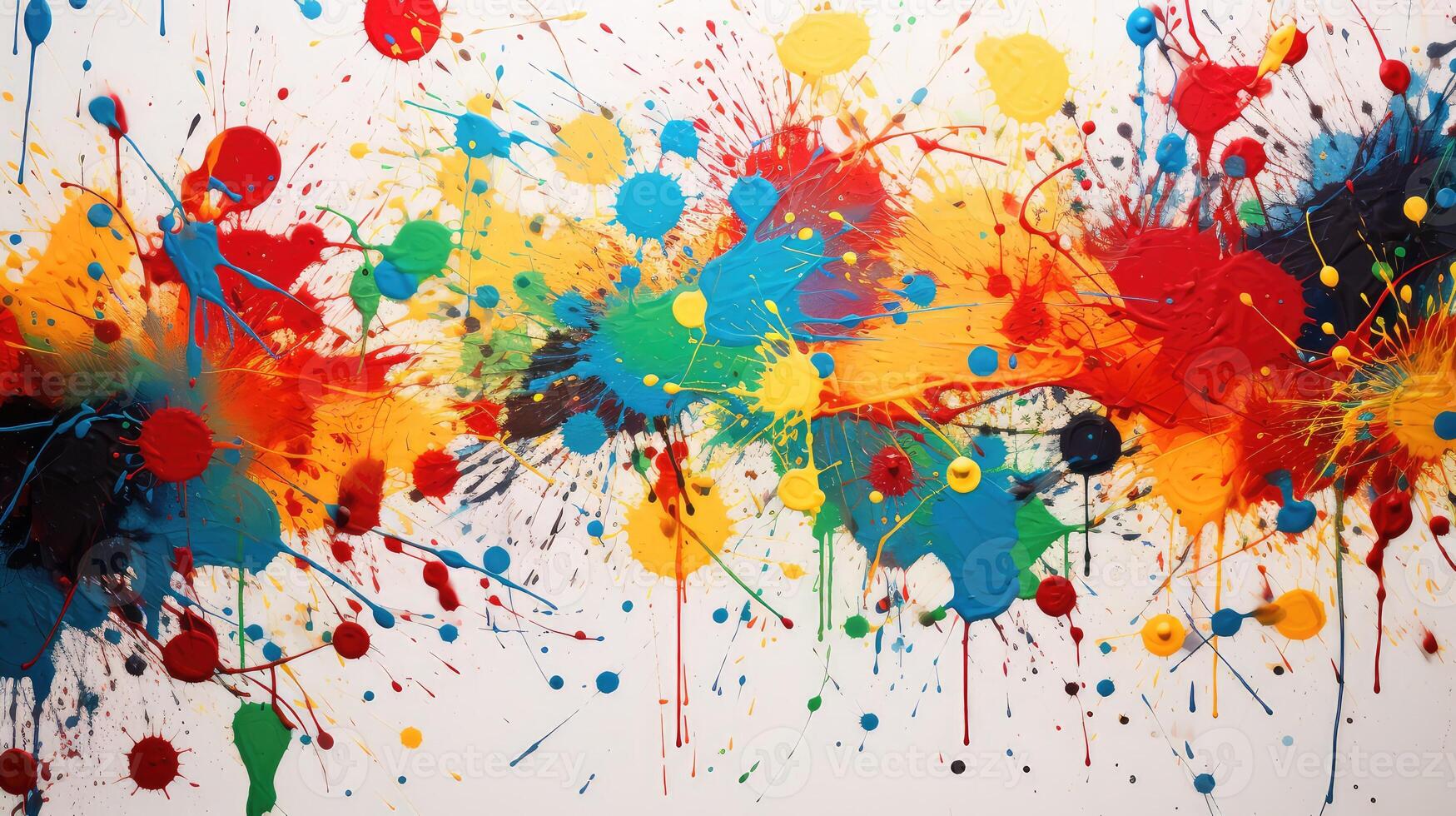blend paint splatter wall photo